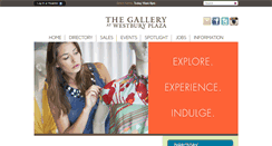Desktop Screenshot of galleryatwestburyplaza.com